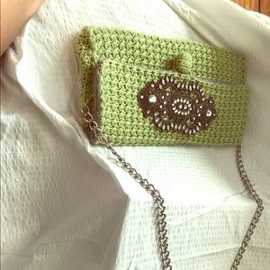 Vintage Crochet Chain Bag